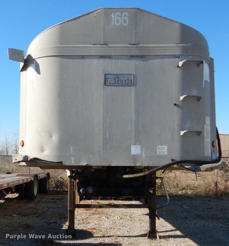 image for item IV9698 1996 Ravens  end dump trailer