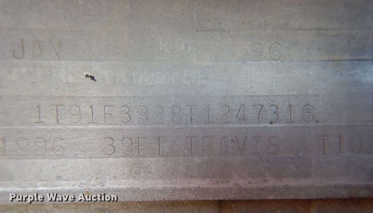 image for item IV9698 1996 Ravens  end dump trailer