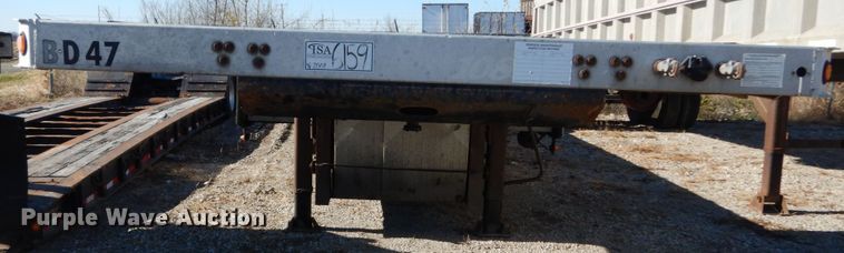 image for item IV9699 2001 Fruehauf  drop deck trailer