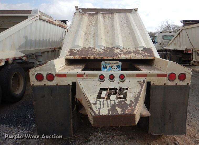 image for item JD9495 2002 CPS SBD-240  bottom dump trailer
