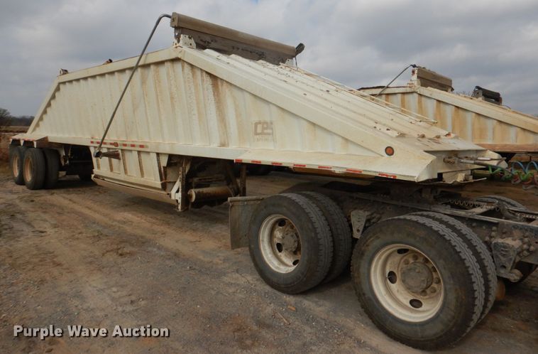 image for item JD9496 2002 CPS SBD-240  bottom dump trailer