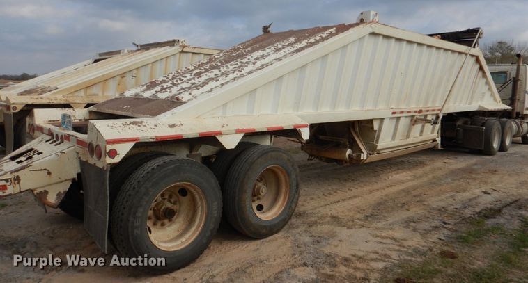 image for item JD9496 2002 CPS SBD-240  bottom dump trailer