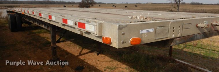 image for item JD9498 1995 Transcraft Eagle W2  flatbed trailer