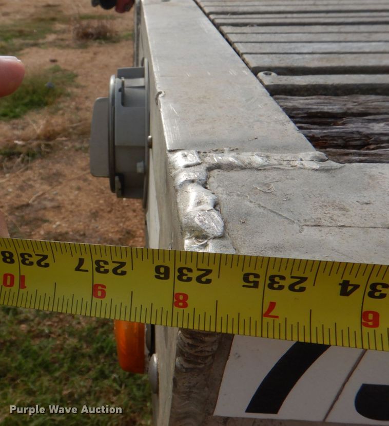 image for item JD9498 1995 Transcraft Eagle W2  flatbed trailer