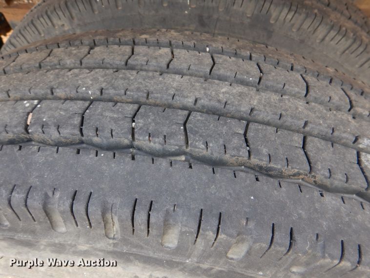 image for item JD9498 1995 Transcraft Eagle W2  flatbed trailer