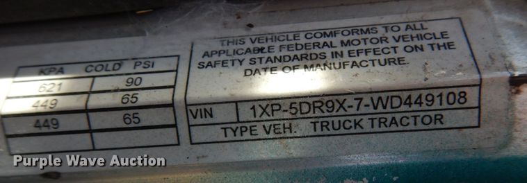 image for item JI9296 1998 Peterbilt 379  semi truck