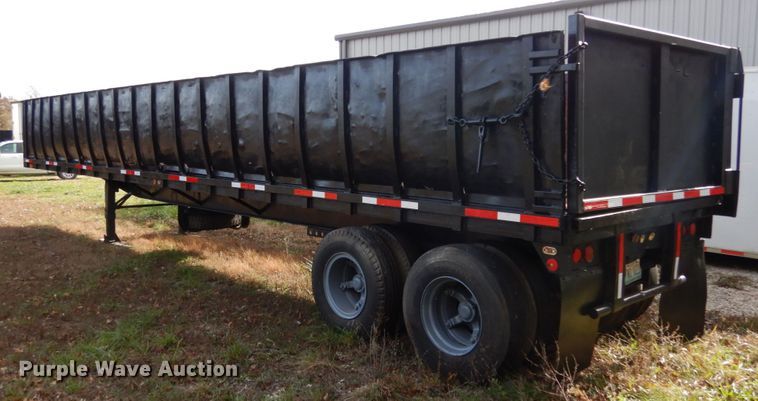 image for item JI9341 1974 Transcraft TH-40  scrap trailer