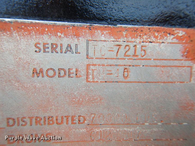 image for item JI9341 1974 Transcraft TH-40  scrap trailer