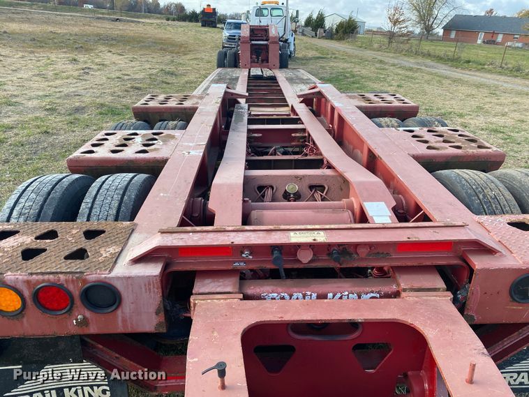 image for item JN9084 2008 Trail King TKMB1-141  lowboy equipment trailer