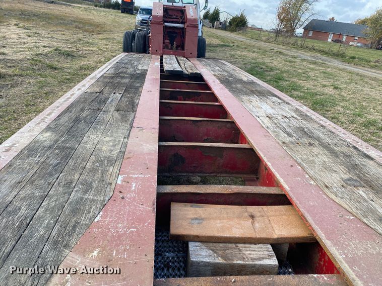 image for item JN9084 2008 Trail King TKMB1-141  lowboy equipment trailer