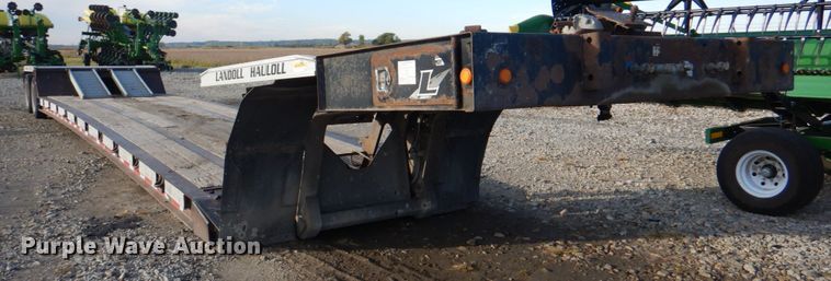 image for item JS9189 2010 Landoll 835  lowboy equipment trailer
