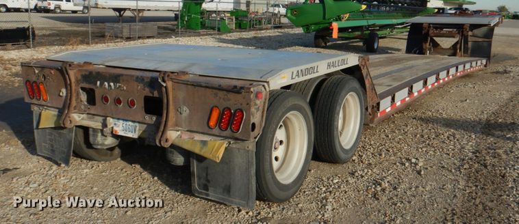 image for item JS9189 2010 Landoll 835  lowboy equipment trailer