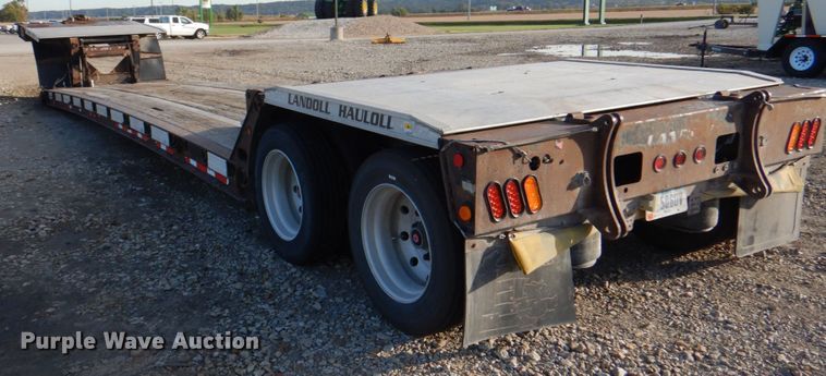 image for item JS9189 2010 Landoll 835  lowboy equipment trailer