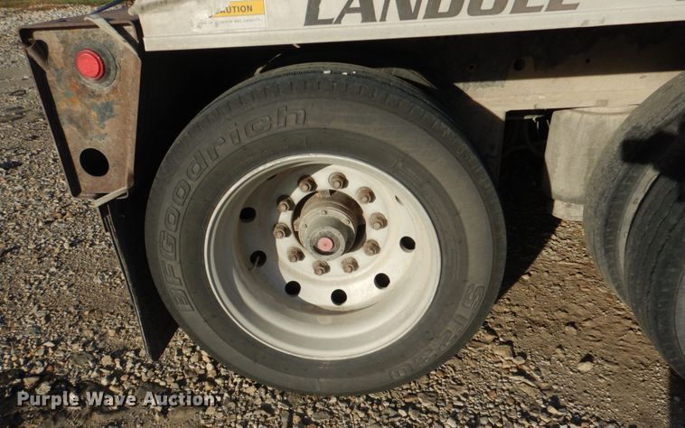 image for item JS9189 2010 Landoll 835  lowboy equipment trailer