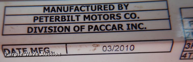 image for item KH9151 2011 Peterbilt 367  semi truck