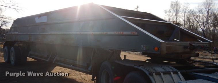 image for item KK9715 1972 Challenge Cook BDS 2520  bottom dump trailer