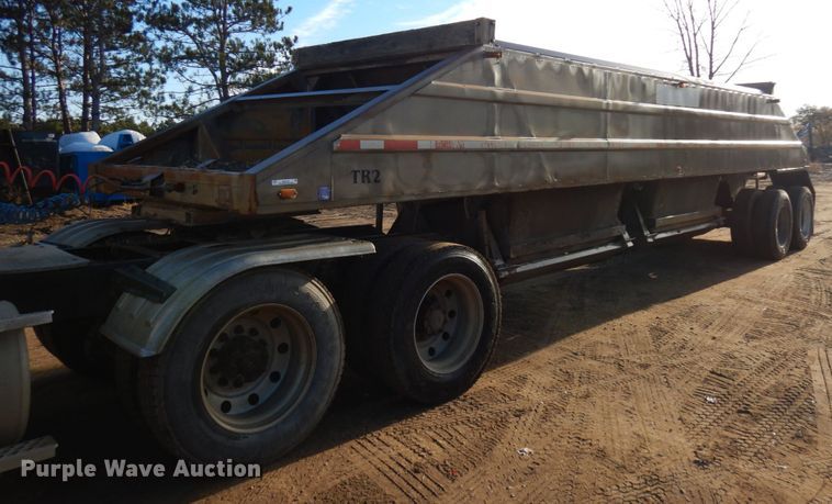 image for item KK9716 1972 Challenge Cook BDS 2520  bottom dump trailer