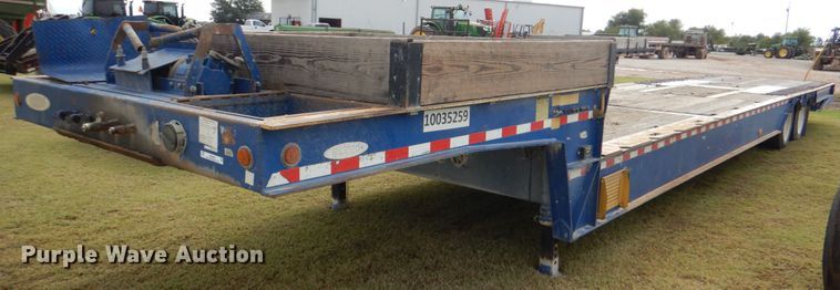 image for item KQ9639 2012 Ledwell  drop deck equipment trailer