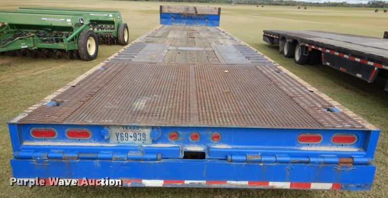 image for item KQ9639 2012 Ledwell  drop deck equipment trailer