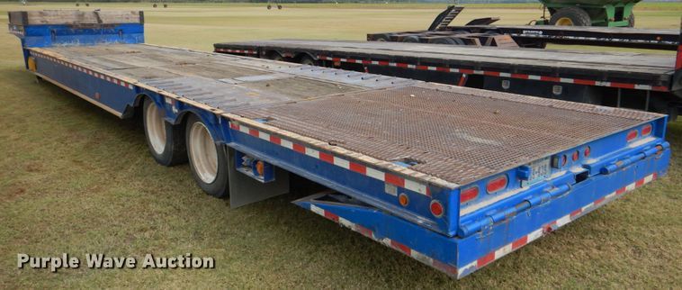 image for item KQ9639 2012 Ledwell  drop deck equipment trailer