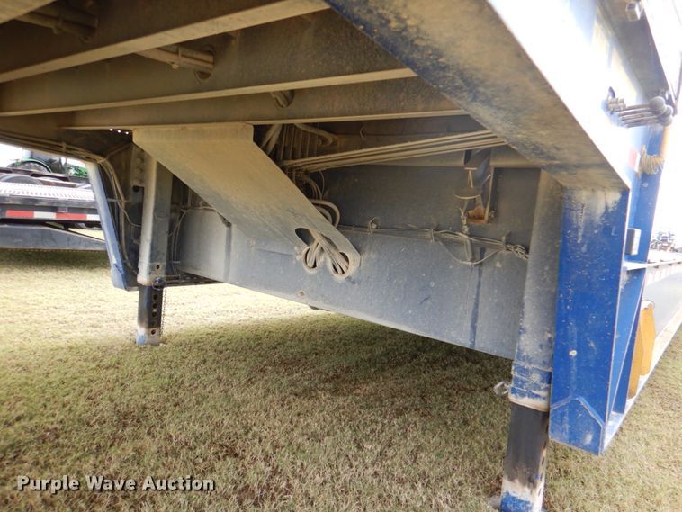 image for item KQ9639 2012 Ledwell  drop deck equipment trailer