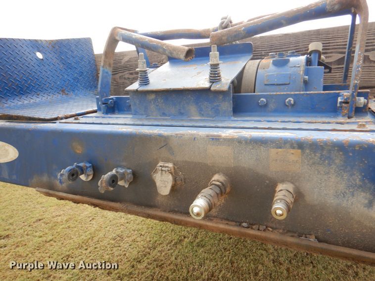 image for item KQ9639 2012 Ledwell  drop deck equipment trailer