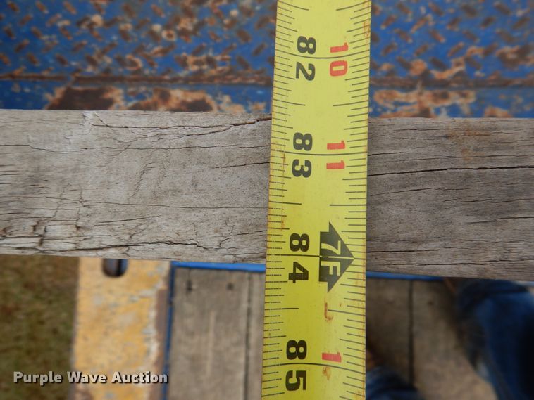 image for item KQ9639 2012 Ledwell  drop deck equipment trailer