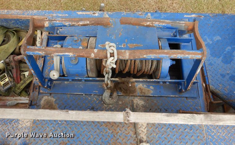 image for item KQ9639 2012 Ledwell  drop deck equipment trailer