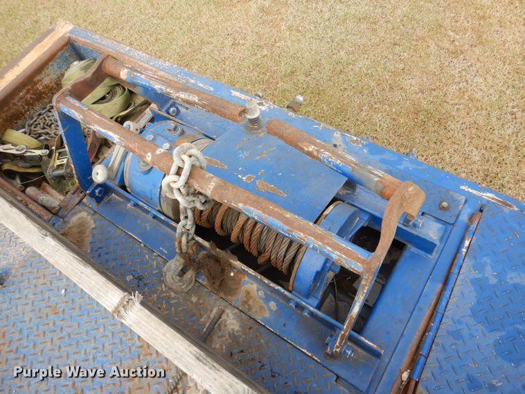 image for item KQ9639 2012 Ledwell  drop deck equipment trailer