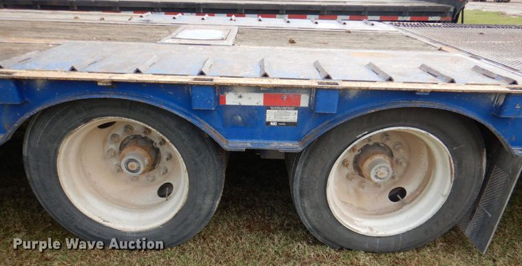 image for item KQ9639 2012 Ledwell  drop deck equipment trailer