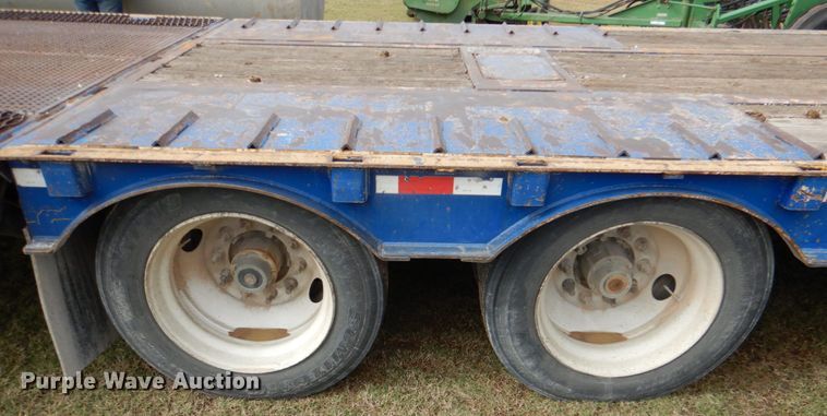 image for item KQ9639 2012 Ledwell  drop deck equipment trailer
