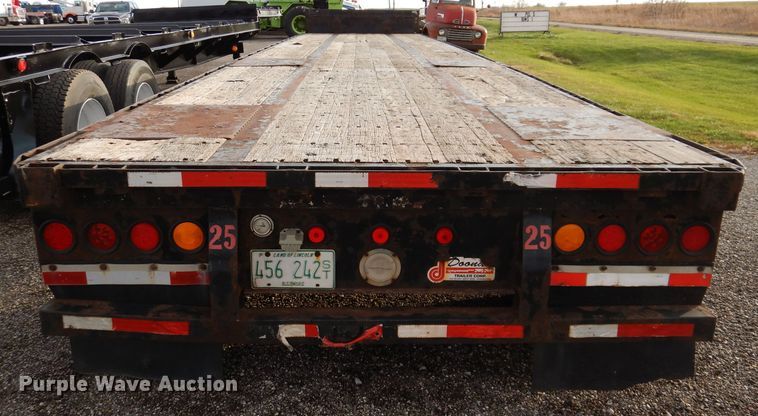 image for item KY9558 2002 Doonan 502DB14  drop deck trailer