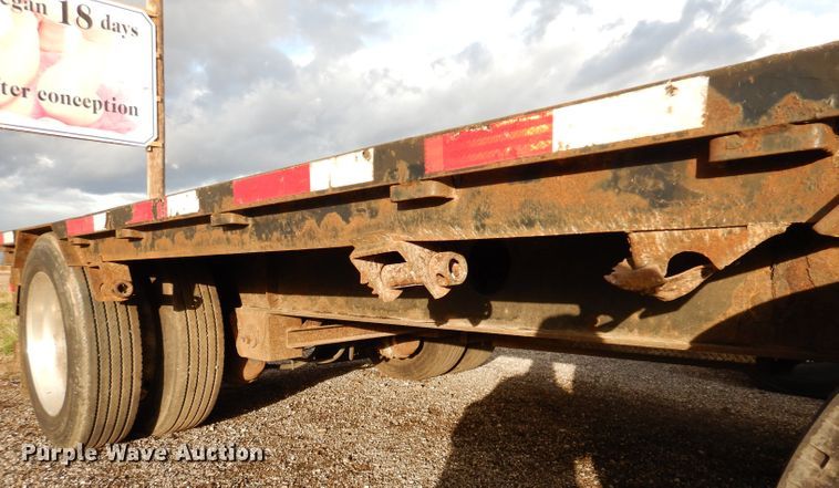 image for item KY9558 2002 Doonan 502DB14  drop deck trailer