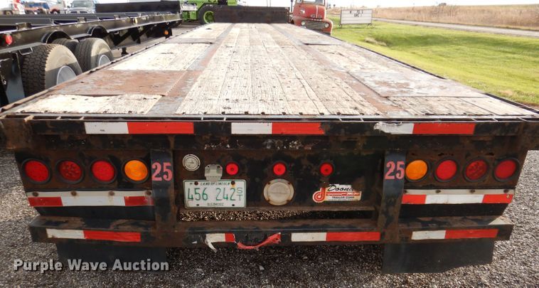 image for item KY9558 2002 Doonan 502DB14  drop deck trailer
