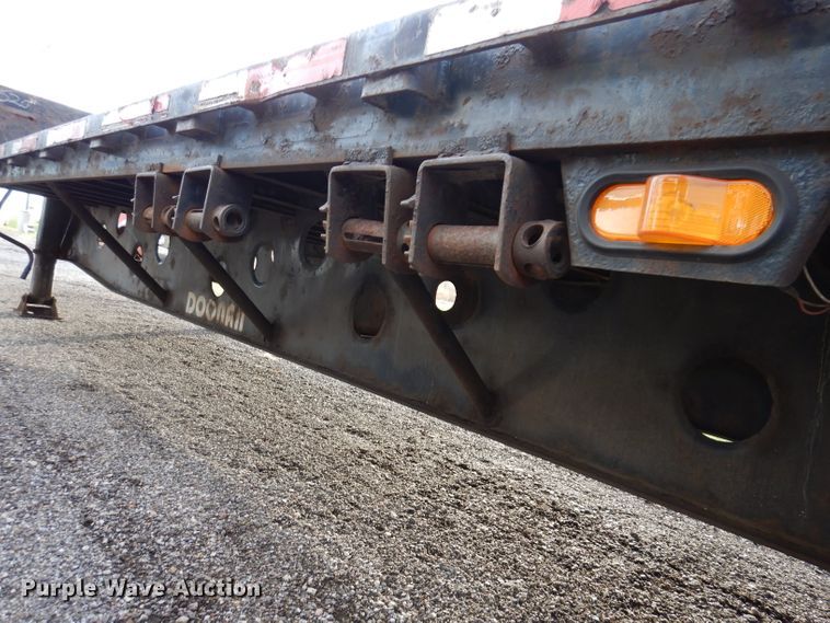 image for item KY9558 2002 Doonan 502DB14  drop deck trailer