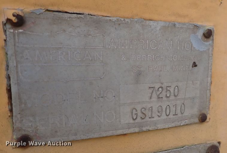image for item DC4158 1977 American 7250  crane
