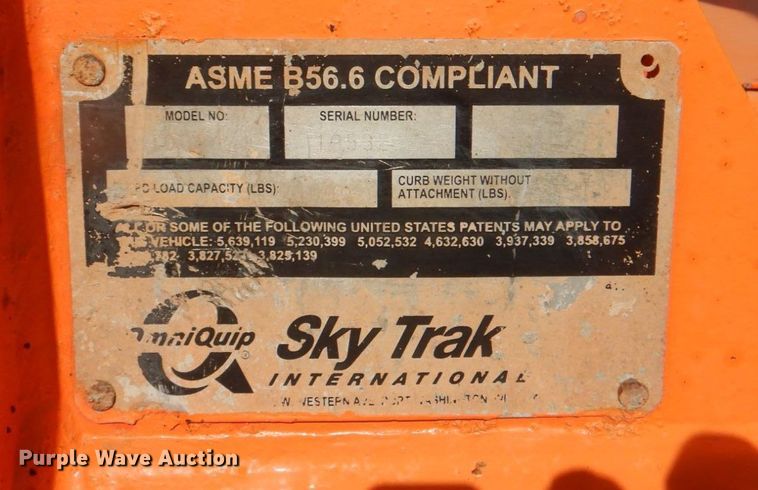 image for item DH7325 2003 JLG Skytrak 10054  telehandler