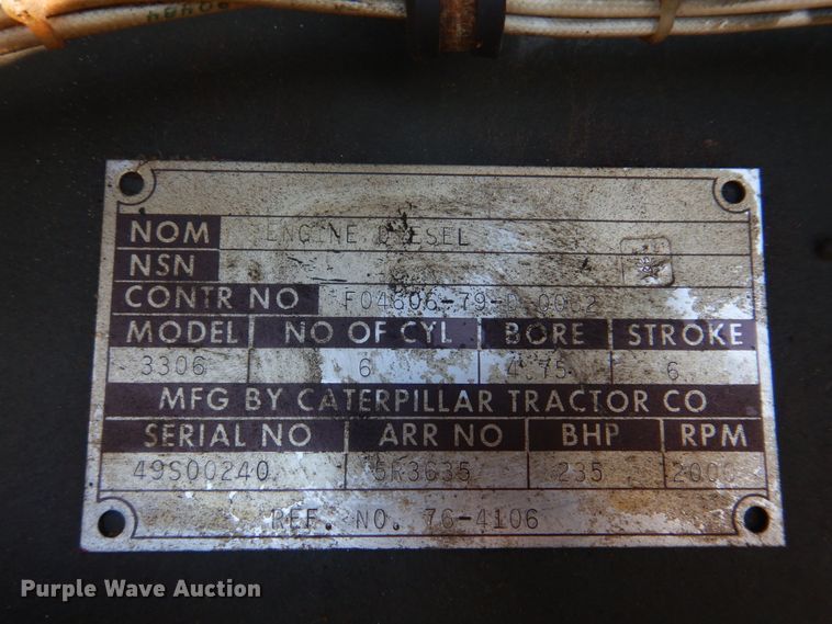 image for item DH8063 1981 Ferment Division MEP007B  generator