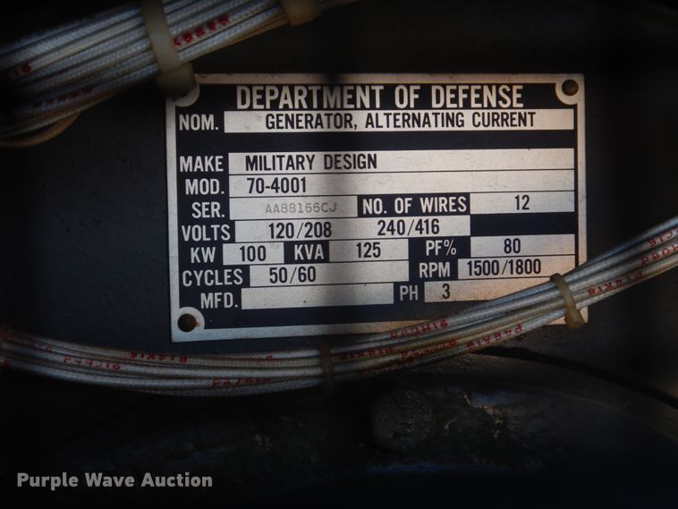 image for item DH8063 1981 Ferment Division MEP007B  generator