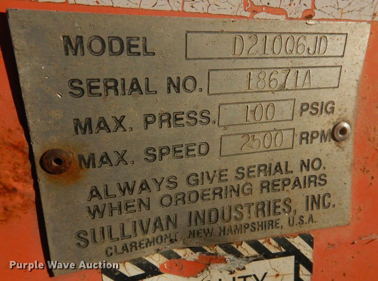 image for item DH8067 CIC D210Q6JD  air compressor