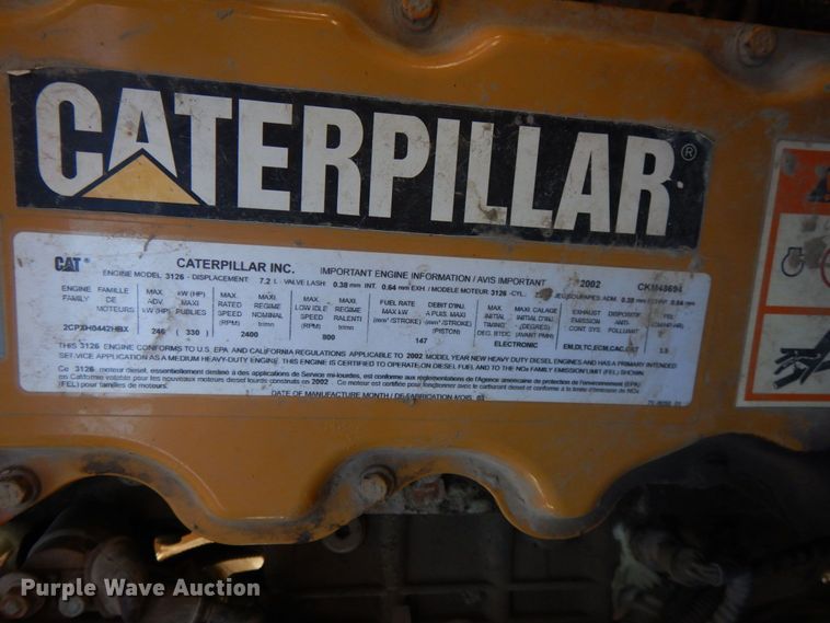 image for item DH8104 2003 Sterling LT7500  crane truck