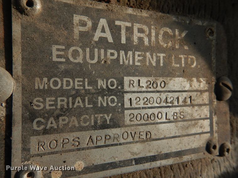 image for item DH8105 2000 Patrick RL200  forklift