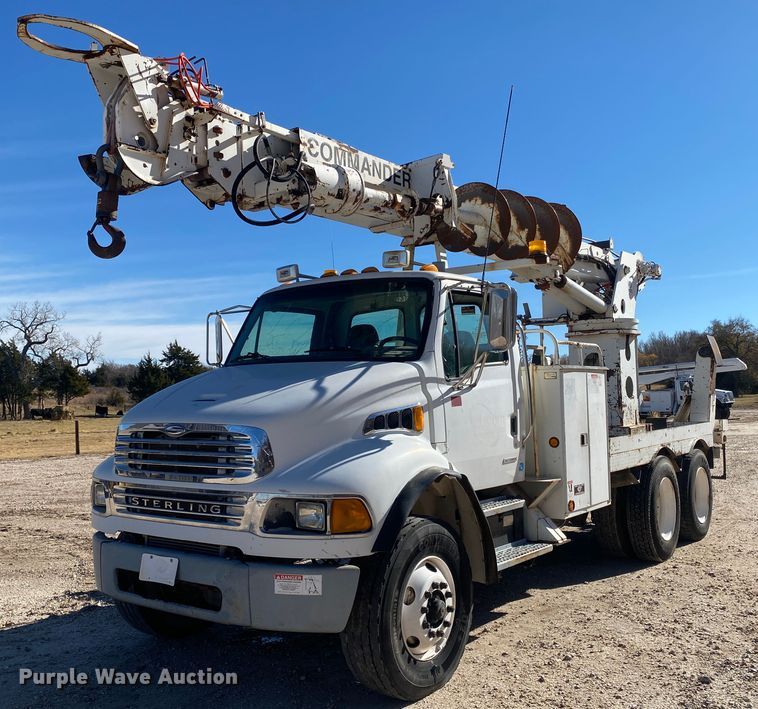 image for item DI3643 2002 Sterling M8500 Acterra  digger derrick truck