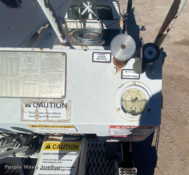 image for item DI3643 2002 Sterling M8500 Acterra  digger derrick truck