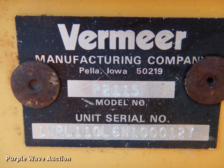 image for item DI8582 1992 Vermeer Flex Trak 115  cable plow