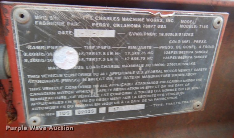 image for item DI8593 2004 Ditch Witch FX30  vacuum excavator