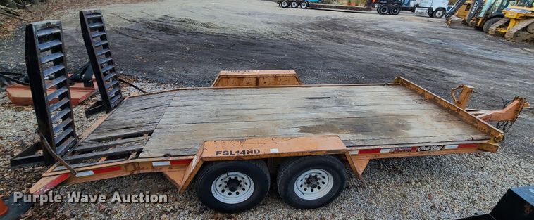 image for item DJ1522 2014 Redi Haul FSL14HD  equipment trailer