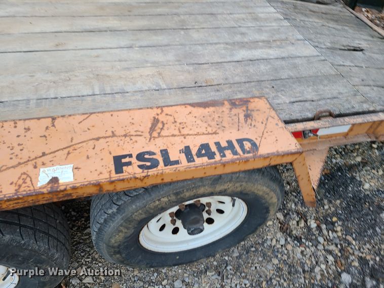 image for item DJ1522 2014 Redi Haul FSL14HD  equipment trailer