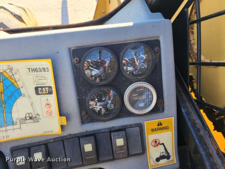 image for item DJ1649 2001 Caterpillar TH63  telehandler