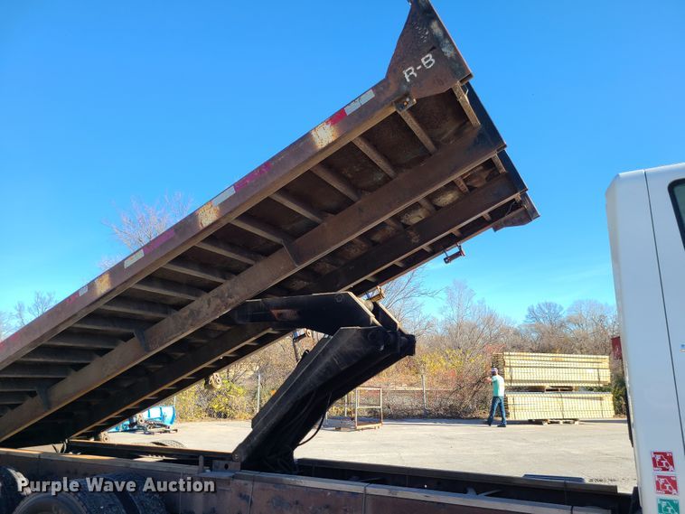 image for item DJ1650 2003 International 7400  dump flatbed truck